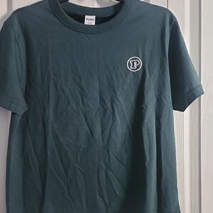 PINK Victoria's Secret Dark Green Tee